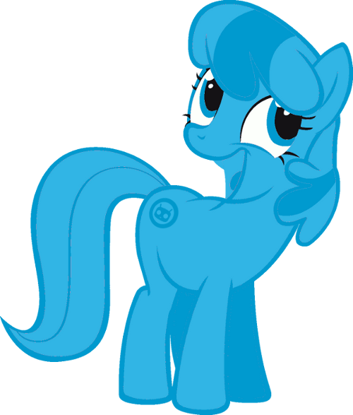Size: 500x587 | Tagged: safe, derpibooru import, oc, unofficial characters only, android, blue, cyanogenmod, happy, hologram, open mouth, smiling, standing