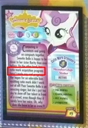 Size: 228x332 | Tagged: card, derpibooru import, enterplay, friendship is witchcraft, safe, series 2, sweetie belle, sweetie bot, trading card