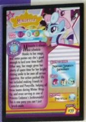 Size: 219x311 | Tagged: card, derpibooru import, enterplay, minuette, romana, safe, series 2, trading card