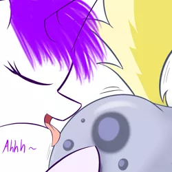 Size: 1280x1280 | Tagged: artist:drbeard, butt licking, derpibooru import, oc, oc:jerky hooves, sketchy replies, suggestive, unofficial characters only