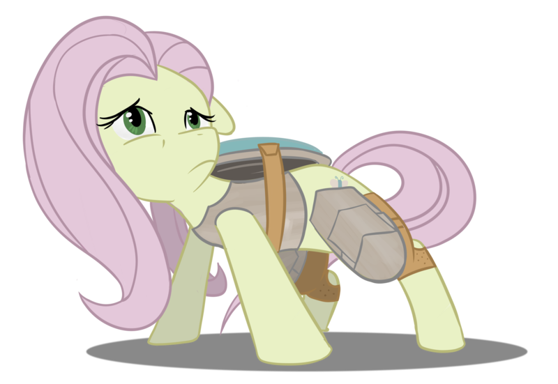 Size: 3724x2564 | Tagged: artist:prozenconns, crossover, derpibooru import, dovahkiin, dovahshy, fluttershy, safe, simple background, skyrim, solo, the elder scrolls, transparent background