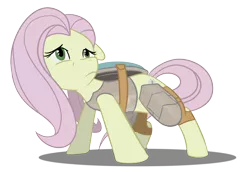 Size: 3724x2564 | Tagged: artist:prozenconns, crossover, derpibooru import, dovahkiin, dovahshy, fluttershy, safe, simple background, skyrim, solo, the elder scrolls, transparent background