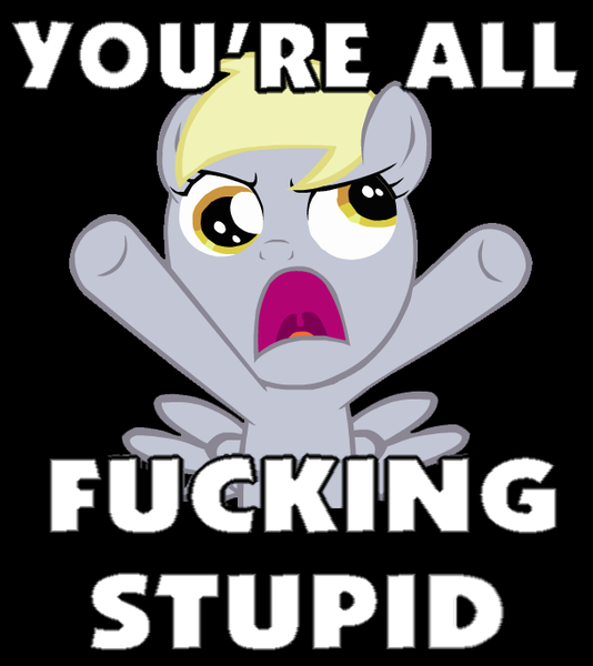 Size: 609x684 | Tagged: derpibooru import, derpy hooves, filly, reaction image, safe, vulgar