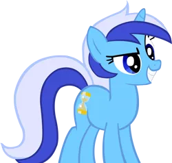 Size: 1770x1682 | Tagged: safe, artist:cheshiresdesires, derpibooru import, minuette, pony, unicorn, female, grin, mare, simple background, smiling, solo, transparent background, vector