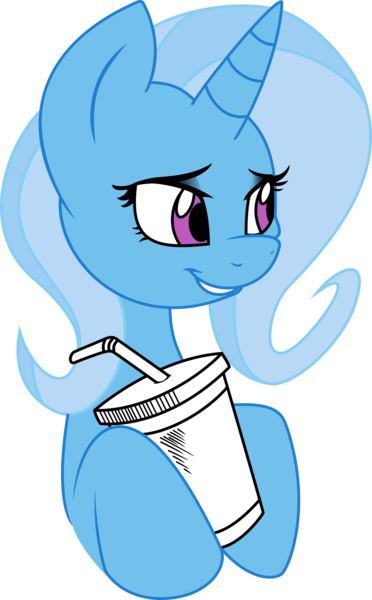 Size: 3098x4999 | Tagged: safe, artist:darkfrei, artist:joey darkmeat, derpibooru import, trixie, pony, unicorn, absurd resolution, colored, cup, female, mare, simple background, solo, transparent background, vector