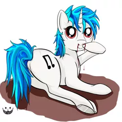 Size: 800x800 | Tagged: artist:cheshiresdesires, blood, derpibooru import, nosebleed, plot, prone, solo, suggestive, vinyl scratch