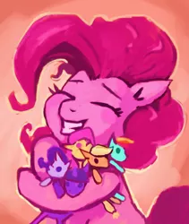 Size: 1024x1215 | Tagged: safe, artist:dunnstar, derpibooru import, pinkie pie, doll, fanfic art