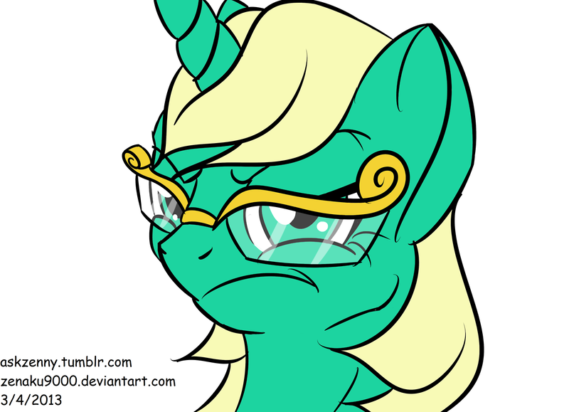 Size: 1280x927 | Tagged: 30 minute art challenge, artist:zenaku9000, comic sans, derpibooru import, glasses, jade singer, safe, summer mane