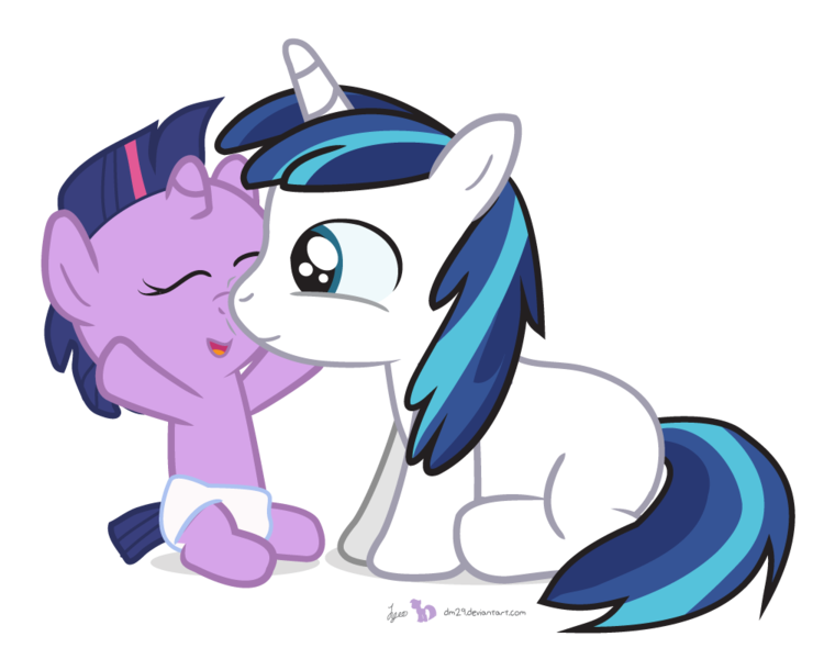 Size: 1000x800 | Tagged: safe, artist:dm29, derpibooru import, shining armor, twilight sparkle, pony, baby, baby pony, babylight sparkle, boop, colt, cute, diaper, duo, eyes closed, filly, julian yeo is trying to murder us, noseboop, nuzzling, shining adorable, simple background, sitting, smiling, transparent background, twiabetes, vector