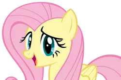 Size: 2500x1659 | Tagged: artist:kocmohabt, derpibooru import, dreamworks face, fluttershy, safe, simple background, transparent background, vector