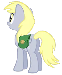 Size: 3000x3600 | Tagged: safe, artist:boneswolbach, derpibooru import, derpy hooves, pegasus, pony, .svg available, female, looking up, mare, plot, saddle bag, simple background, svg, transparent background, vector