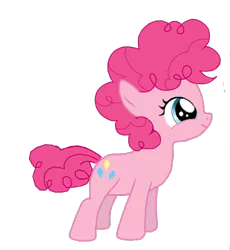 Size: 492x534 | Tagged: artist:fillypinkiepie, filly, happy, pinkie pie, safe, smiling, solo, younger