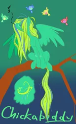 Size: 700x1139 | Tagged: safe, artist:calicopikachu, artist:madmax, derpibooru import, oc, unofficial characters only, pegasus, pony, chickabiddy