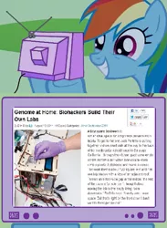 Size: 563x771 | Tagged: biohacking, biology, derpibooru import, exploitable meme, meme, rainbow dash, safe, tv meme, wired