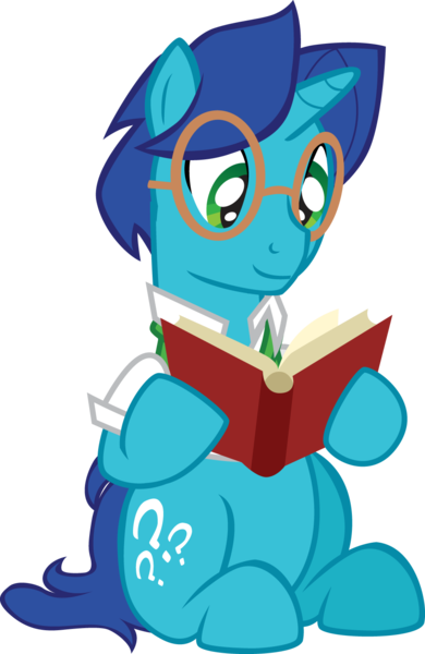 Size: 965x1485 | Tagged: safe, artist:trotsworth, derpibooru import, oc, unofficial characters only, pony, unicorn, book, glasses, male, reading, simple background, sitting, stallion, transparent background