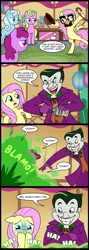 Size: 784x2200 | Tagged: artist:madmax, batman, berry punch, berryshine, comic, crossover, daisy, derpibooru import, flower wishes, fluttershy, safe, shoeshine, swapped cutie marks, the joker