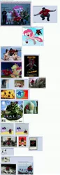 Size: 1632x4763 | Tagged: 4chan, action brony, airplane allan, apple bloom, applejack, beverly hills ninja, birdemic, derpibooru import, edit, edited screencap, halo (series), imageboard, lyra heartstrings, /mlp/, pinkie pie, pokémon, safe, screencap, snakes on a plane, squatting, text, twilight sparkle