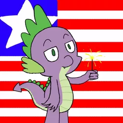 Size: 1000x1000 | Tagged: artist:asknealmischief, derpibooru import, flag, liberia, safe, spike