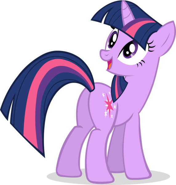 Size: 4500x4724 | Tagged: safe, artist:chir-miru, derpibooru import, twilight sparkle, unicorn, absurd resolution, butt, cute, female, looking back, mare, plot, show accurate, simple background, solo, transparent background, twiabetes, twibutt, unicorn twilight, vector