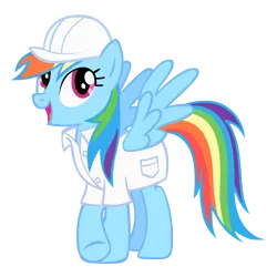 Size: 5000x5000 | Tagged: dead source, safe, artist:cottonbby, derpibooru import, rainbow dash, pegasus, pony, absurd resolution, clothes, simple background, solo, transparent background, uniform, vector