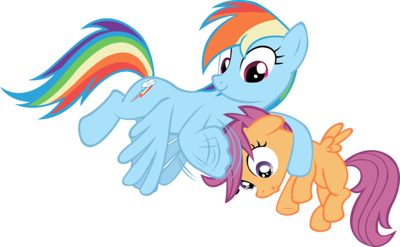 Size: 1136x703 | Tagged: safe, artist:brandon91995, derpibooru import, rainbow dash, scootaloo, derp, noogie, simple background, transparent background, vector