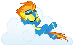 Size: 4000x2500 | Tagged: artist:ns4j19y, cloud, derpibooru import, goggles, safe, solo, spitfire, vector, wonderbolts uniform