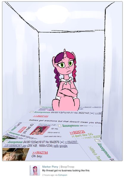 Size: 448x639 | Tagged: 4chan, derpibooru import, mlpg, oc, oc:marker pony, parody, questionable, shitposting, unofficial characters only