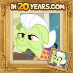 Size: 361x361 | Tagged: safe, derpibooru import, granny smith, in 20 years, meme