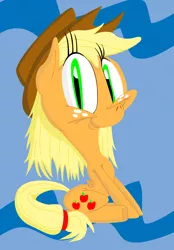 Size: 1600x2300 | Tagged: safe, artist:nocturnalmeteor, derpibooru import, applejack, earth pony, pony, solo