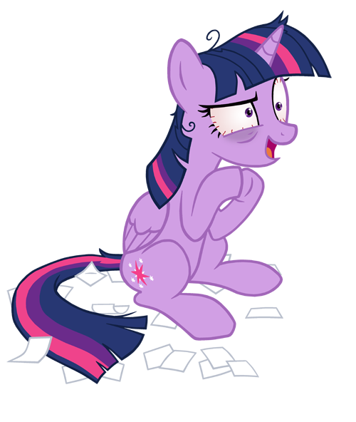 Size: 500x592 | Tagged: safe, artist:queencold, derpibooru import, twilight sparkle, twilight sparkle (alicorn), alicorn, pony, bloodshot eyes, female, mare, paper, simple background, solo, transparent background, twilight snapple