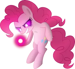 Size: 4886x4500 | Tagged: absurd resolution, angry, artist:psyxofthoros, creepy, derpibooru import, evil grin, glowing eyes, grin, happy, pink, pinkie pie, safe, smiling, xk-class end-of-the-world scenario