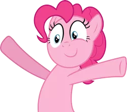 Size: 7984x6996 | Tagged: absurd resolution, artist:yetioner, derpibooru import, pinkie pie, reaction image, safe, simple background, .svg available, transparent background, vector