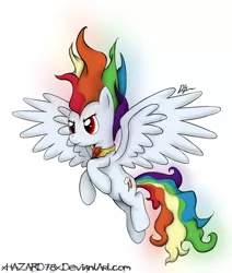 Size: 1178x1390 | Tagged: artist:xhazard78x, derpibooru import, rainbow dash, safe, solo, super rainbow dash