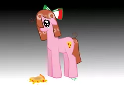 Size: 1010x697 | Tagged: artist:hippieunicornflower, derpibooru import, food, food pony, meat, oc, original species, pepperoni, pepperoni pizza, pizza, pizza pie, pizza pony, safe, unofficial characters only