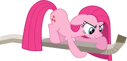 Size: 6208x3000 | Tagged: absurd resolution, artist:masem, derpibooru import, magical mystery cure, pinkamena diane pie, pinkie pie, safe, simple background, swapped cutie marks, transparent background, vector, water chute