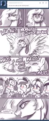 Size: 550x1361 | Tagged: suggestive, artist:johnjoseco, derpibooru import, princess celestia, alicorn, pony, ask princess molestia, princess molestia, clothes, comic, maid, messy mane, morning wing, morning wood, preening, rapeface, wingboner