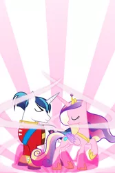 Size: 640x960 | Tagged: a canterlot wedding, artist:alphamuppet, artist:catnipfairy, derpibooru import, iphone wallpaper, love spell, power of love, princess cadance, safe, shining armor