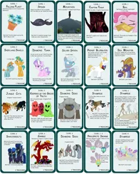 Size: 3864x4789 | Tagged: safe, artist:kdogfour, derpibooru import, angel bunny, diamond tiara, fido, garble, keepers of the grove of truth, pinkie pie, prince blueblood, rover, silver spoon, snails, snips, spot, steven magnet, cow, diamond dog, dragon, earth pony, parasprite, pegasus, pony, unicorn, ahuizotl's cats, bunny stampede, colt, comic sans, diamond dog guard, female, filly, foal, male, mare, munchkin, scary tree, shadowbolts, stallion, stampede, teenaged dragon