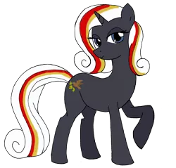 Size: 4537x4329 | Tagged: safe, artist:theblackemperor, derpibooru import, oc, oc:velvet remedy, unofficial characters only, pony, unicorn, fallout equestria, fanfic, absurd resolution, fanfic art, female, horn, mare, simple background, smiling, solo, transparent background