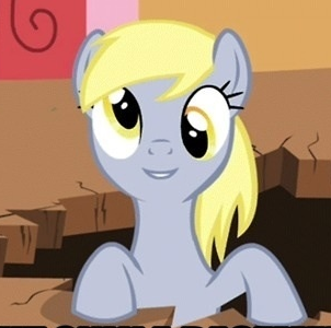 Size: 302x300 | Tagged: safe, derpibooru import, derpy hooves, pegasus, pony, female, inverted mouth, mare