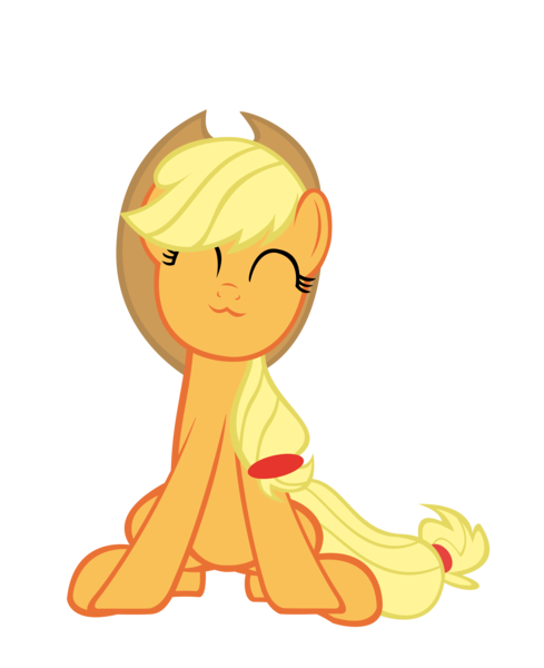 Size: 4545x5578 | Tagged: :3, absurd resolution, applejack, artist:sofunnyguy, derpibooru import, safe, simple background, transparent background, vector