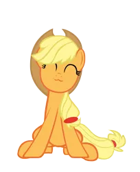 Size: 4545x5578 | Tagged: :3, absurd resolution, applejack, artist:sofunnyguy, derpibooru import, safe, simple background, transparent background, vector