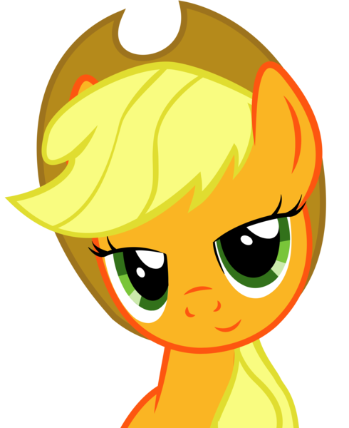 Size: 10370x12694 | Tagged: safe, artist:slyfoxcl, derpibooru import, applejack, absurd resolution, bedroom eyes, simple background, transparent background, vector