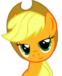 Size: 10370x12694 | Tagged: safe, artist:slyfoxcl, derpibooru import, applejack, absurd resolution, bedroom eyes, simple background, transparent background, vector