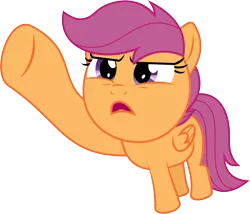 Size: 11171x9560 | Tagged: absurd resolution, artist:deadparrot22, confused, derpibooru import, safe, scootaloo, simple background, solo, transparent background, vector