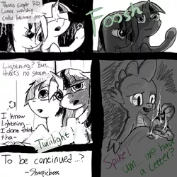 Size: 5000x5000 | Tagged: absurd resolution, artist:sharpieboss, comic, comic:the stars will fall, derpibooru import, rainbow dash, safe, spike, twilight sparkle