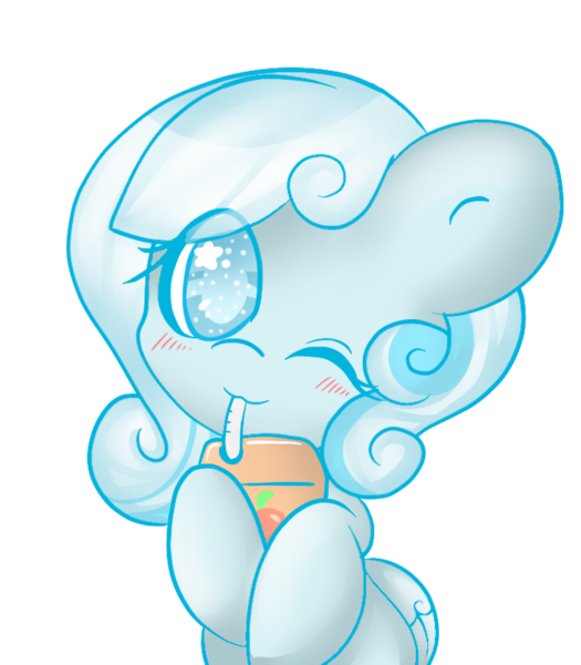 Size: 700x800 | Tagged: artist:starlightlore, cute, derpibooru import, juice box, oc, oc:snowdrop, safe, simple background, snowbetes, transparent background, unofficial characters only