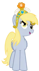 Size: 4113x7378 | Tagged: safe, artist:jaybugjimmies, derpibooru import, derpy hooves, pegasus, pony, absurd resolution, big crown thingy, element of harmony, female, mare, simple background, transparent background, vector