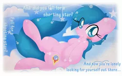 Size: 2564x1600 | Tagged: artist:starlightlore, blushing, cloud, cloudy, derpibooru import, oc, oc:berryblast, safe, solo, unofficial characters only