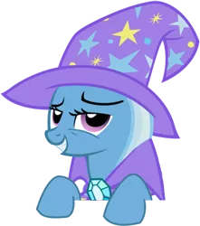 Size: 367x415 | Tagged: artist:darkomegamk2, derpibooru import, reaction image, safe, simple background, transparent background, trixie, vector